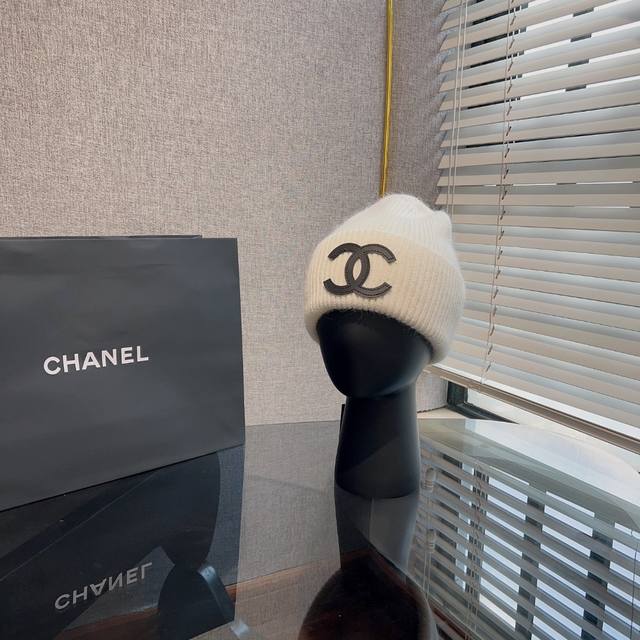 国内现货 Chanel 香奈儿 秋冬新款 橘色 玫红 Logo冷帽 毛线帽帽子草帽渔夫帽棒球帽