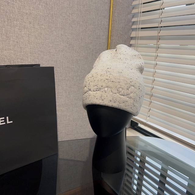 Chanel 香奈儿最新爆款冷帽 针织毛线兔毛秋冬季保暖帽子草帽渔夫帽棒球帽