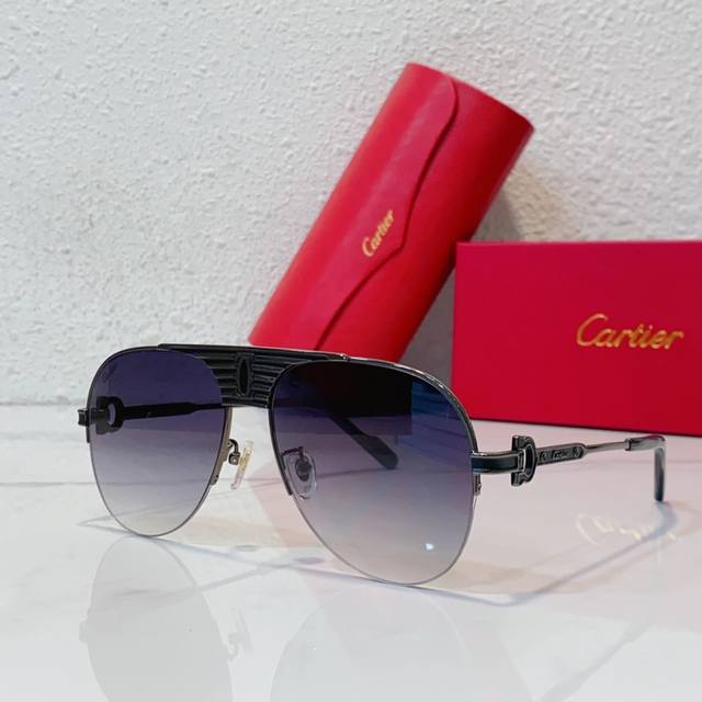 Cartier#卡地亚 Model Ct0432 Size 59口16-135 眼镜墨镜太阳镜