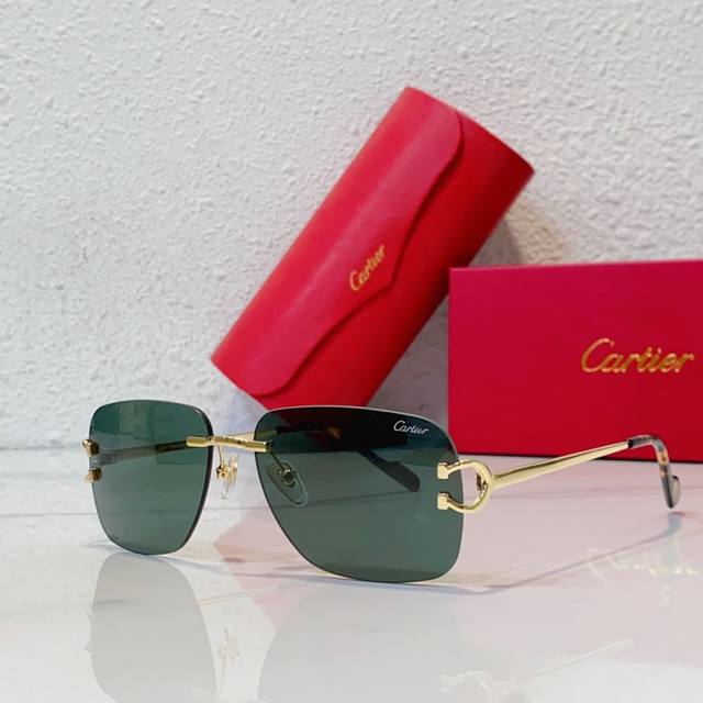Cartier 卡地亚官网 Model: Ct0330S Size 57口15-140 眼镜墨镜太阳镜