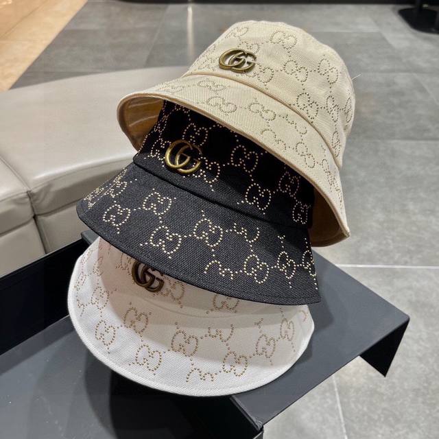 Gucci 古奇 2023新款韩版原单渔夫帽高品质 休闲风格 低調奢華 超级时尚的颜色 潮流百搭帽子渔夫帽棒球帽针织帽