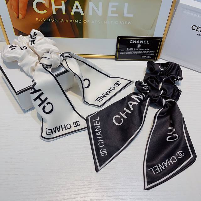 Chanel小香 Chanel发圈 新款飘带皮筋发圈 小仙女必备百搭推荐款 单个0401319050