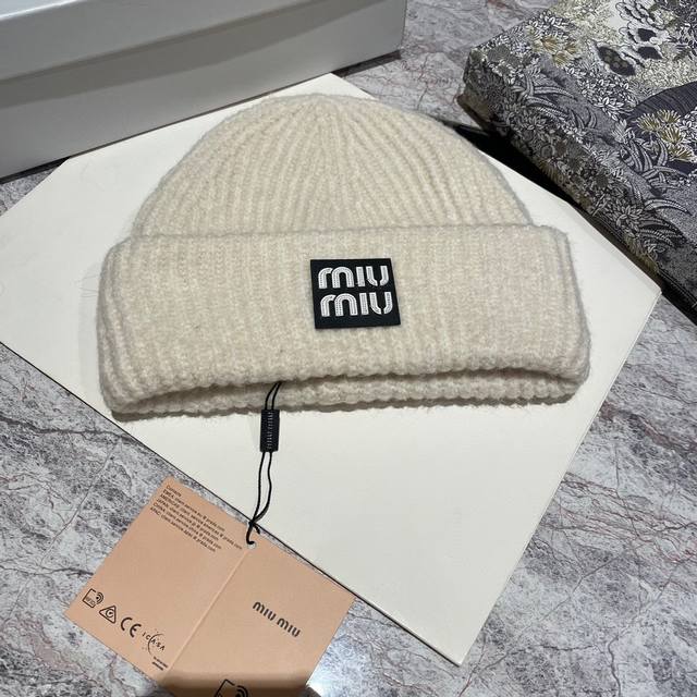 Miu 秋冬新款冷帽针织帽 超级软弹力超级大 非常保暖 凹造型绝了