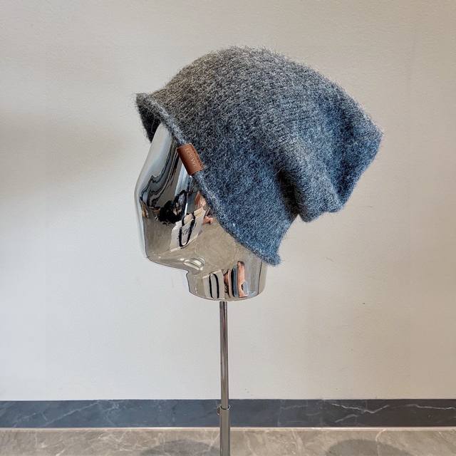 Loewe罗意威秋冬新款毛线帽 嘻哈风针织帽 男女款毛线帽 4个色