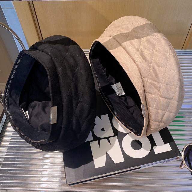 Dior(迪奥)新款原单贝雷帽 精致純也格调很有感觉 很酷很时尚 专柜断货热门 质量超赞
