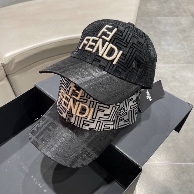 Fendi 芬迪 2023春夏新款时装棒球帽新款 流行趋势 喜欢看到收哦 质量超赞哦