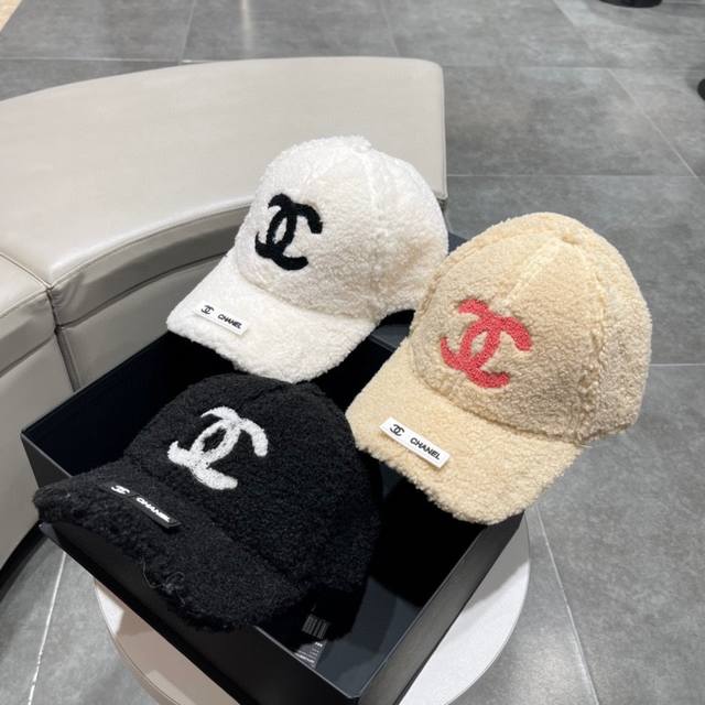 Chanel香奈儿 2022秋冬新款新款羊羔毛明星同款棒球帽 高端货 懂货的入市面最高版本 时尚大气