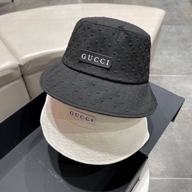 Gucci古奇 新款专柜同步渔夫帽 爆款出货 超级好搭 新款上架