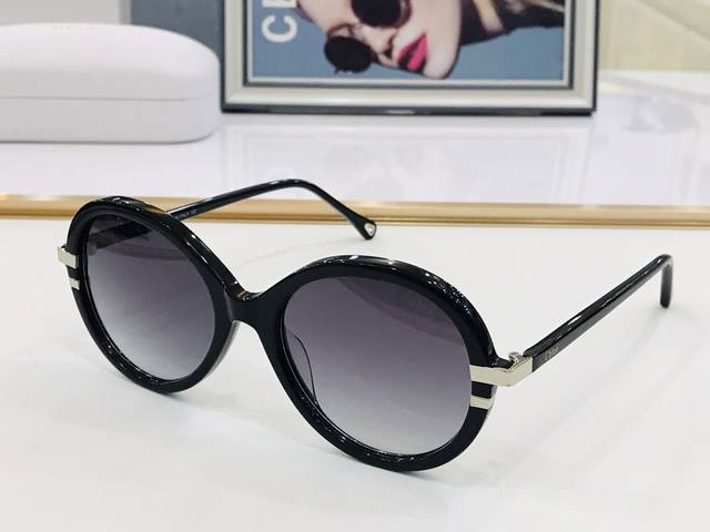 Chloe 克罗伊 Ch01080 Size 53口18-145 简单大方 独特个性设计 L品质优良 太阳镜眼镜墨镜太阳镜