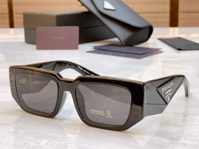 Prad* 普拉*达新款太阳镜 Model Spr 11Z Size 54口17-140眼镜墨镜太阳镜