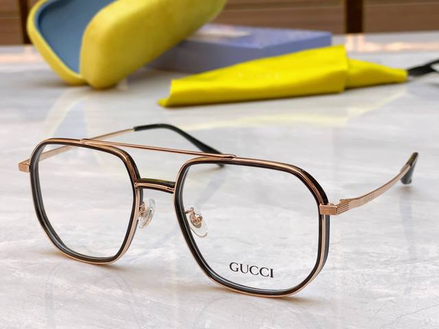 Gucc* 古*驰新款光学架 Gg1094Oa Size:55-19-145眼镜墨镜太阳镜