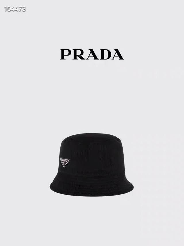 Prada普拉达 2024秋冬新款羊绒针织毛线帽 韩版设计 秋冬穿搭必备 Ddd