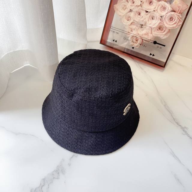 Chanel2023秋冬新款渔夫帽 大牌款好搭配 很显气质 帽子渔夫帽棒球帽针织帽 Ddd