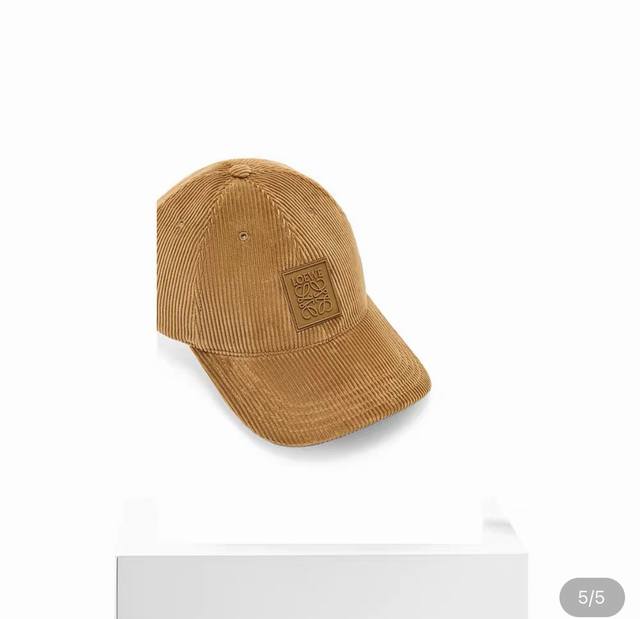 罗意威 Loewex2023 秋冬最新灯芯绒棒球帽帽子渔夫帽棒球帽针织帽 Ddd